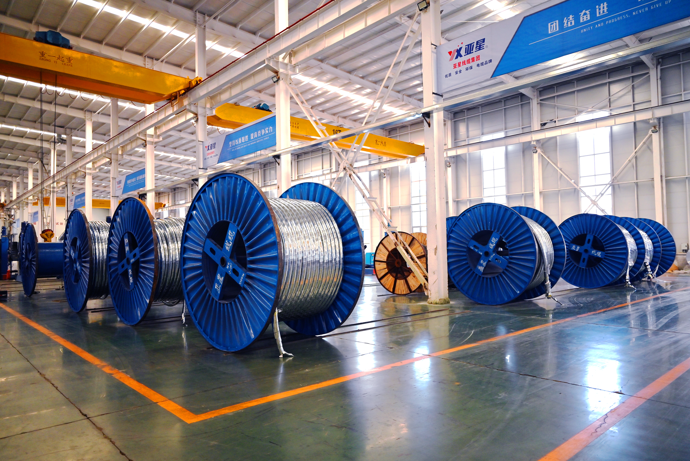 Cable factory production line